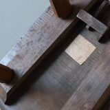 Alpine carved pine dining table set | 1950s