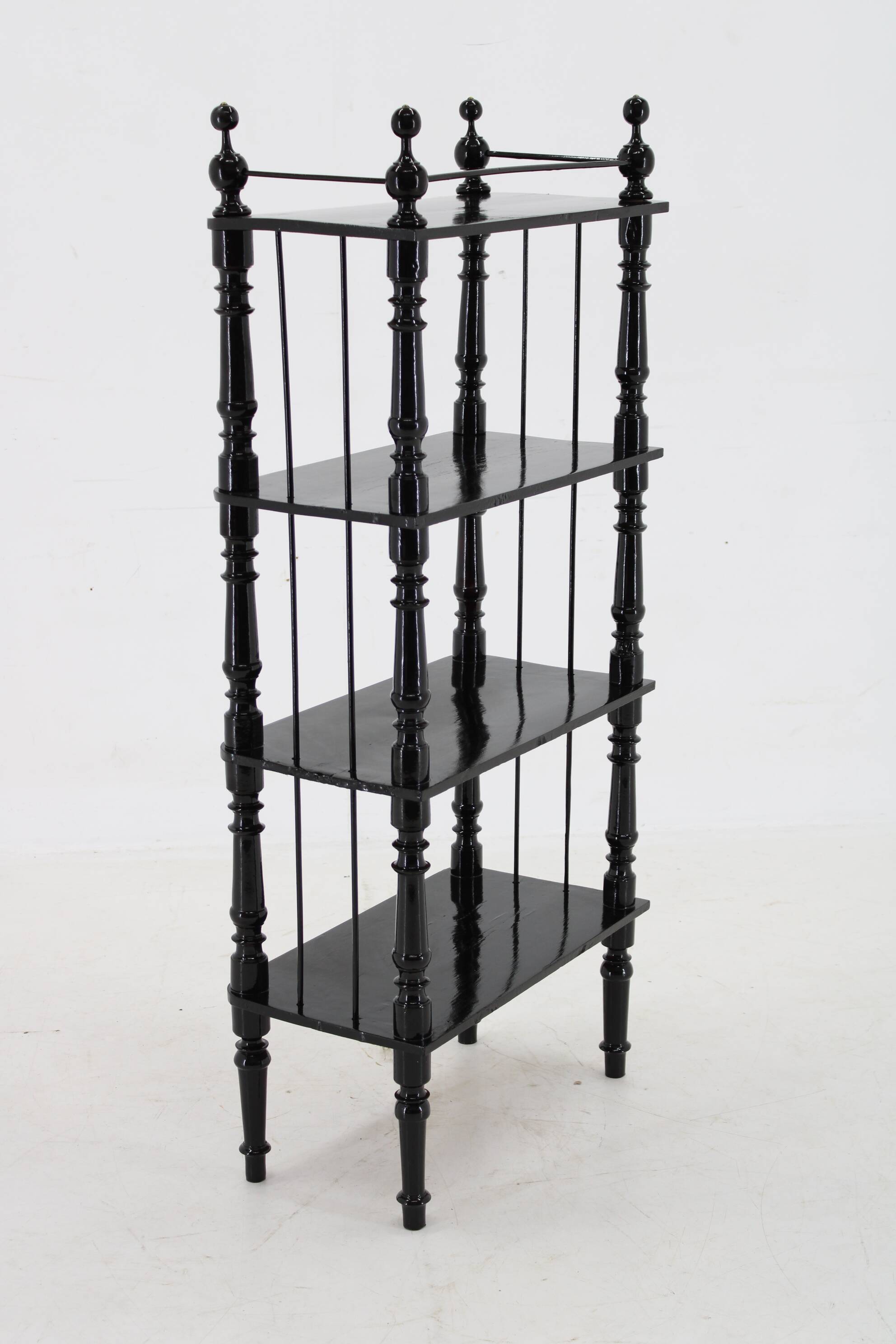 1950s Wooden Etagere, Czechoslovakia