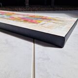 Abstract painting table