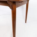 Table à manger en teck avec des extensions de design danois des années 1960.
