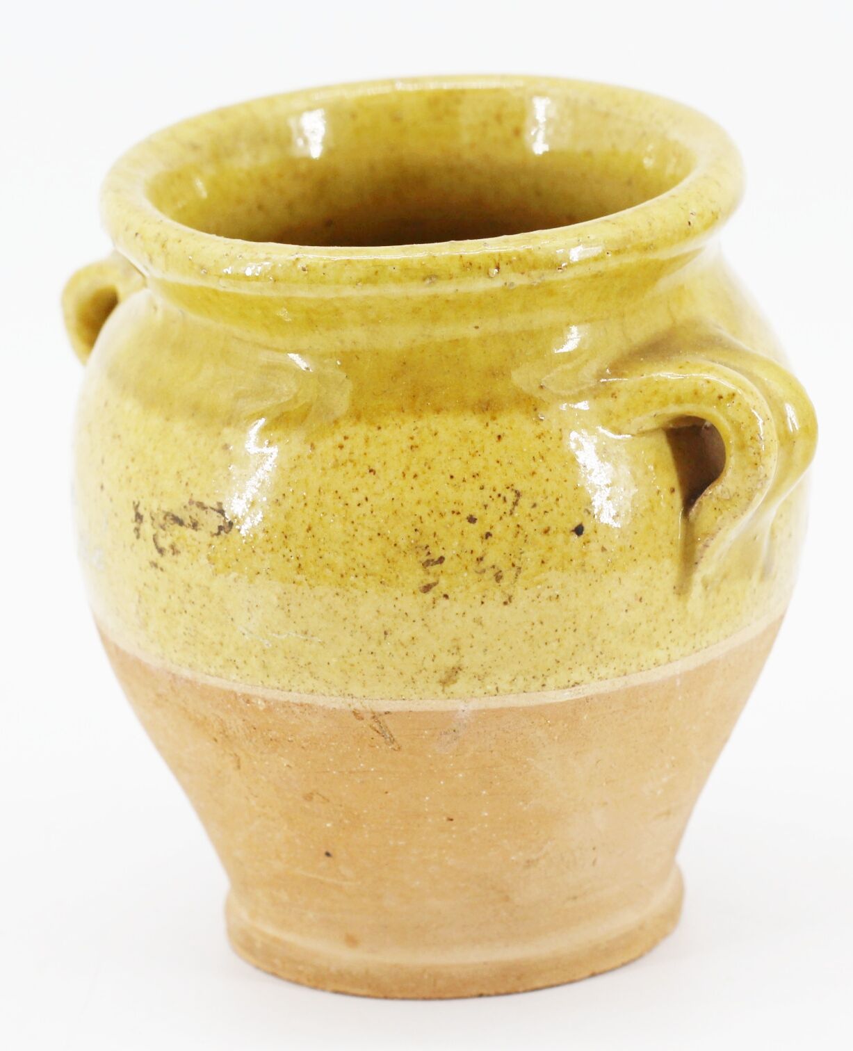 Ancient ochre earth pot