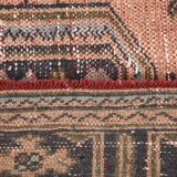 3x11 Dark Salmon Turkish Runner Rug, 85x336Cm SK 5476
