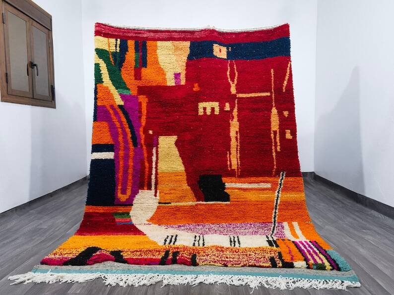 Incredible Moroccan Orange Rug 150/250cm