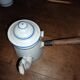 Enamelled sheet metal chocolate pot