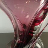 Imposing Murano of Walter FURLAN for 60s Bisanzio glass vase