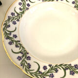 4 assiettes creuses en porcelaine