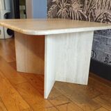 Square travertine coffee table 70x70cm
