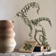 Vase en terre cuite avec anses "zigzag"