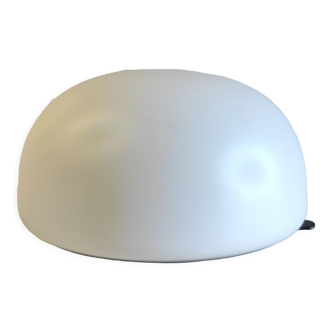 White opaline ceiling lamp wall lamp 50s 60s