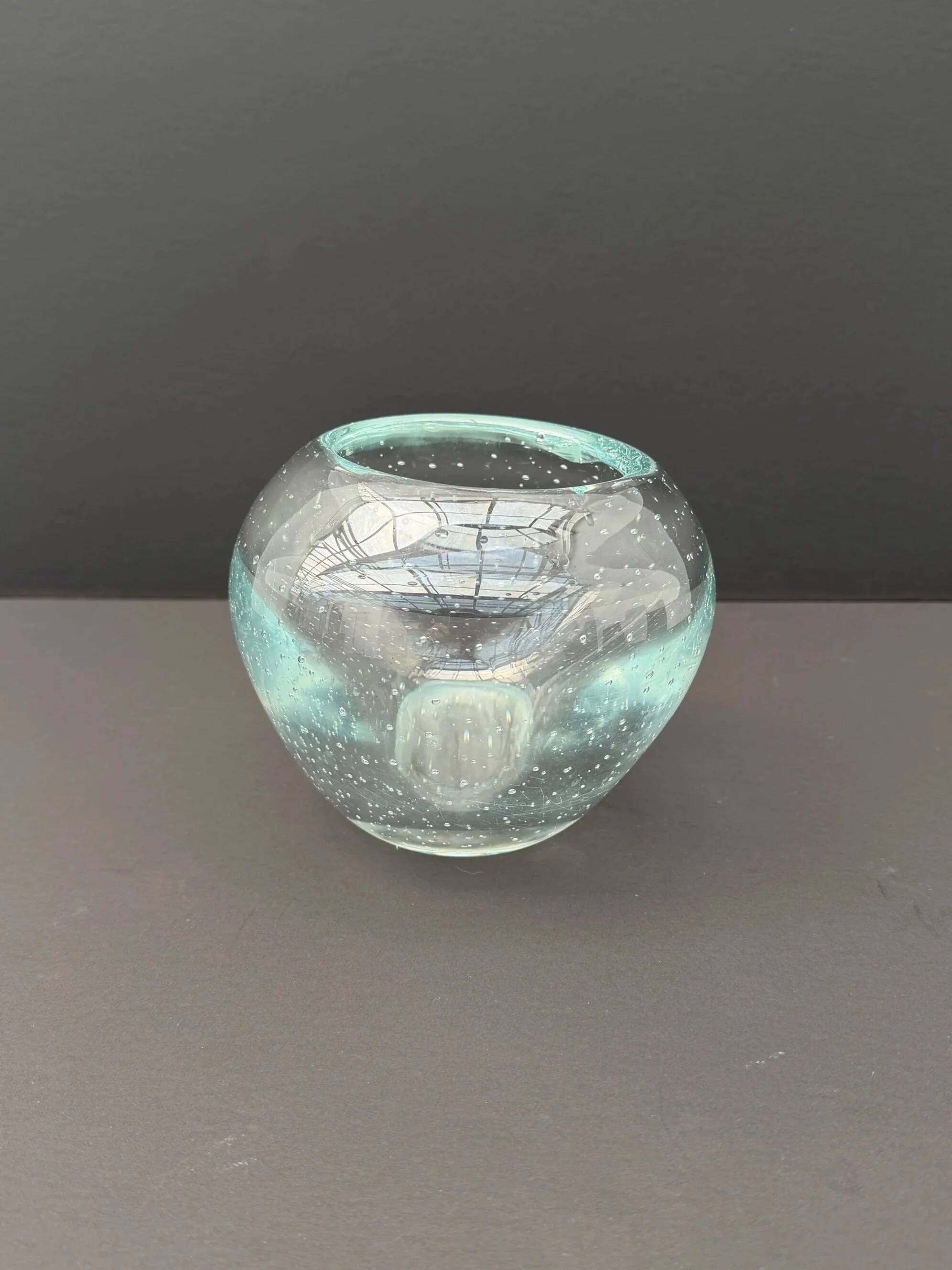 Blown glass pocket vase, 1970