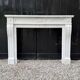 Louis XVI style fireplace in Carrara marble, circa 1880.