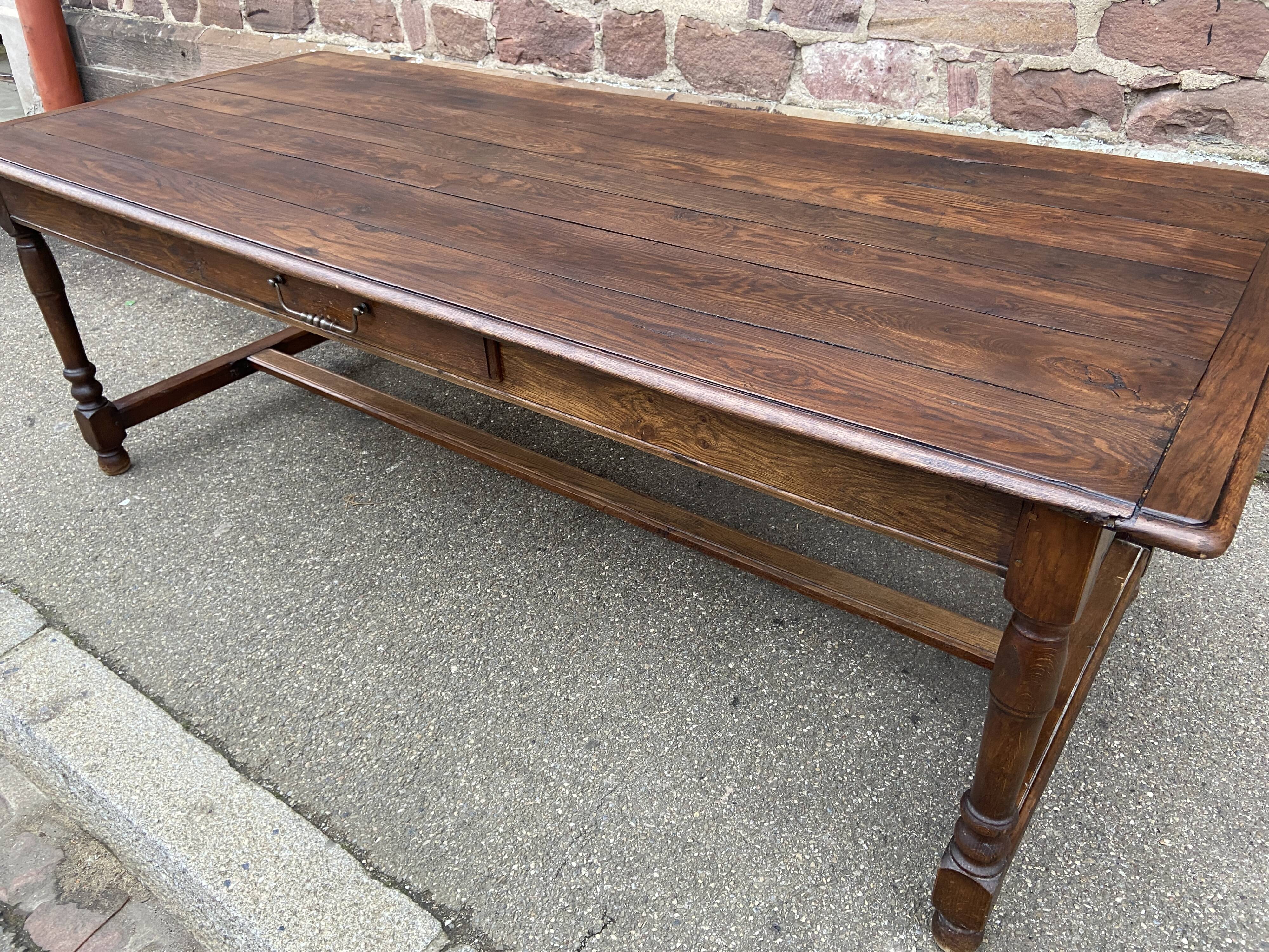 1900 oak farmhouse table