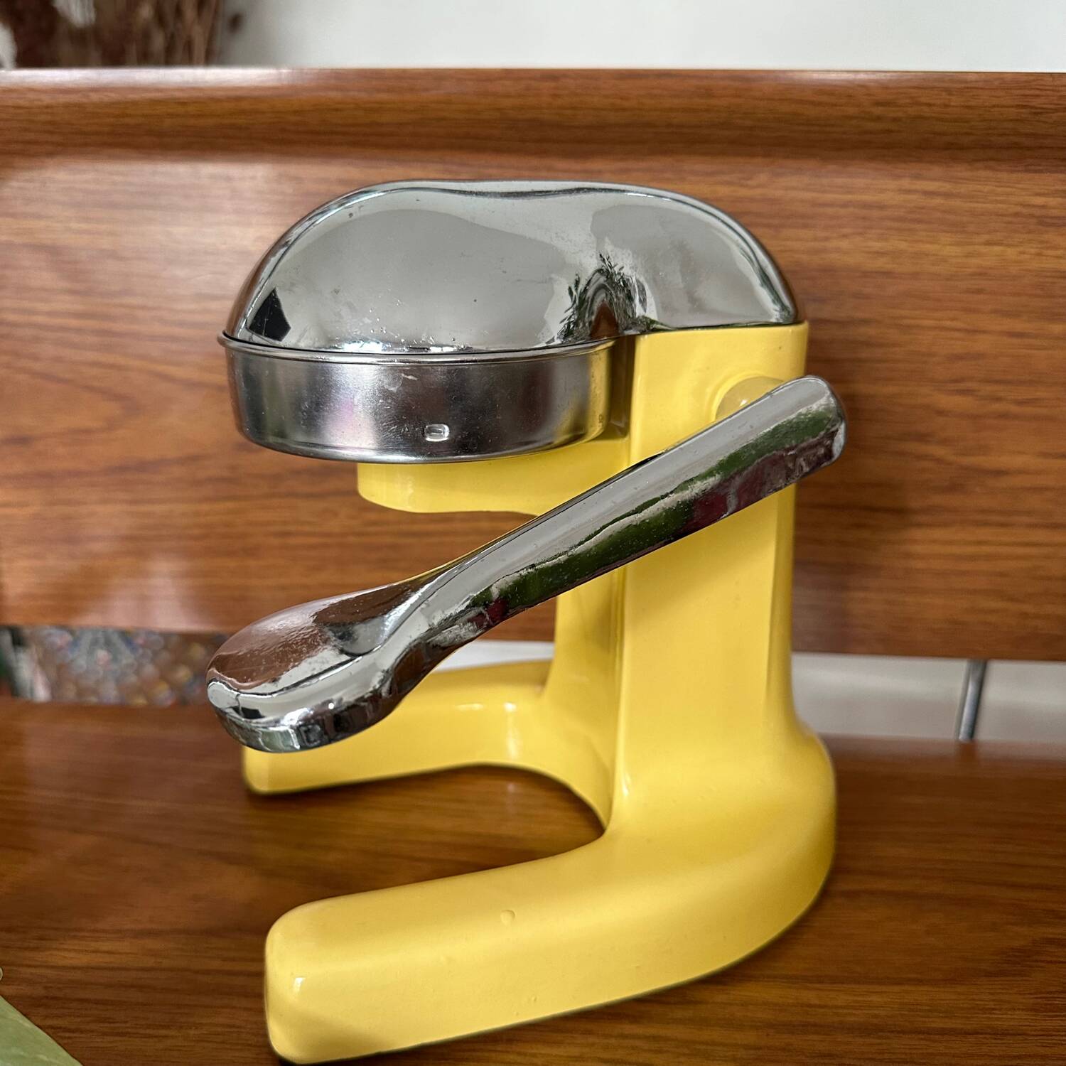 Vintage manual citrus press