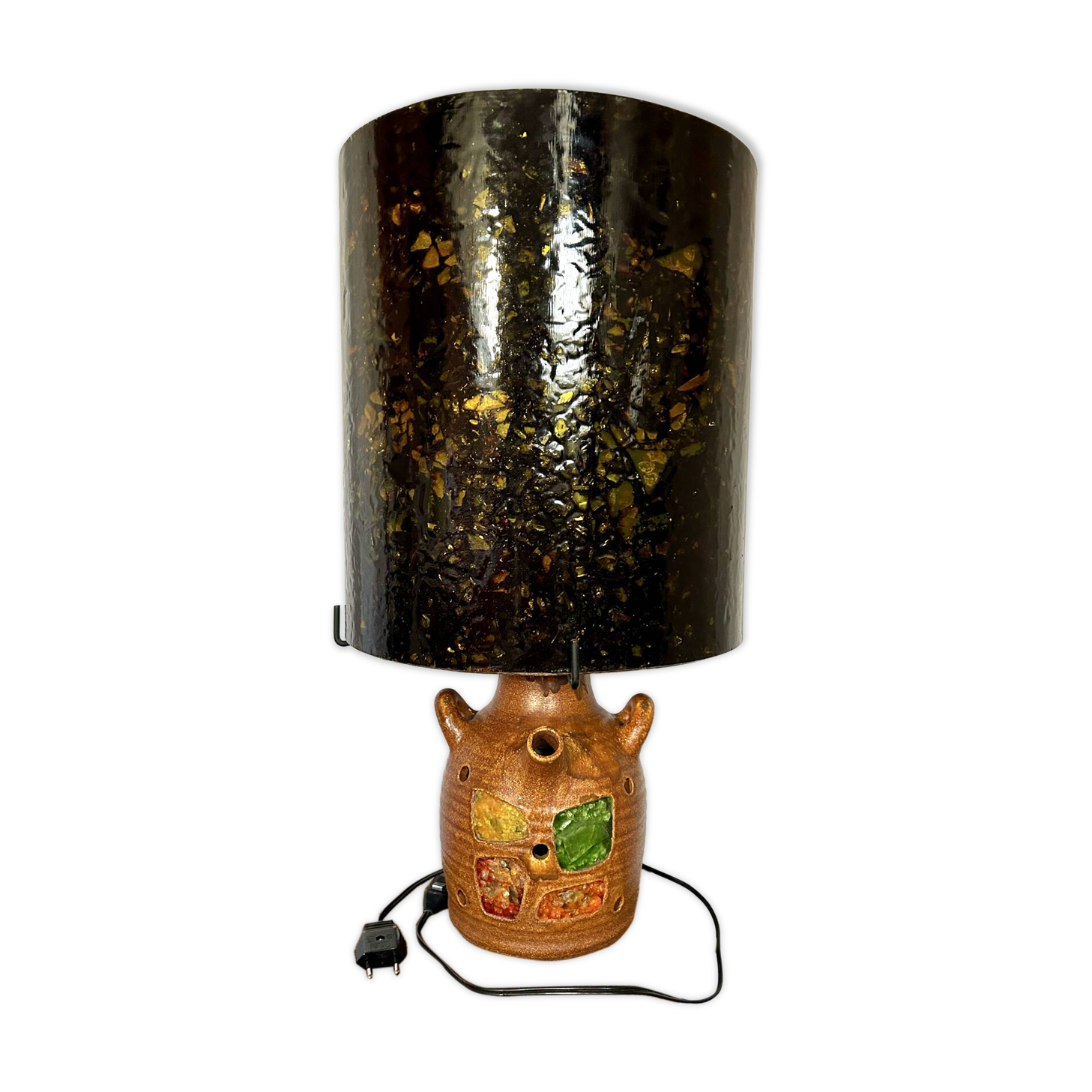 Lampe Accolay en résine et céramique