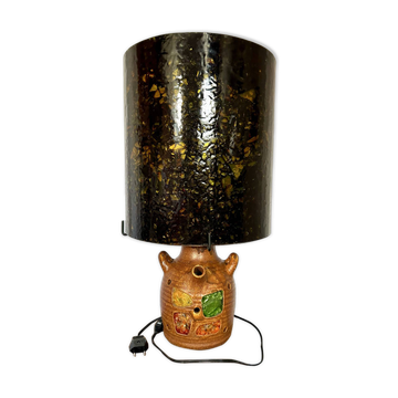 Lampe Accolay en résine et céramique