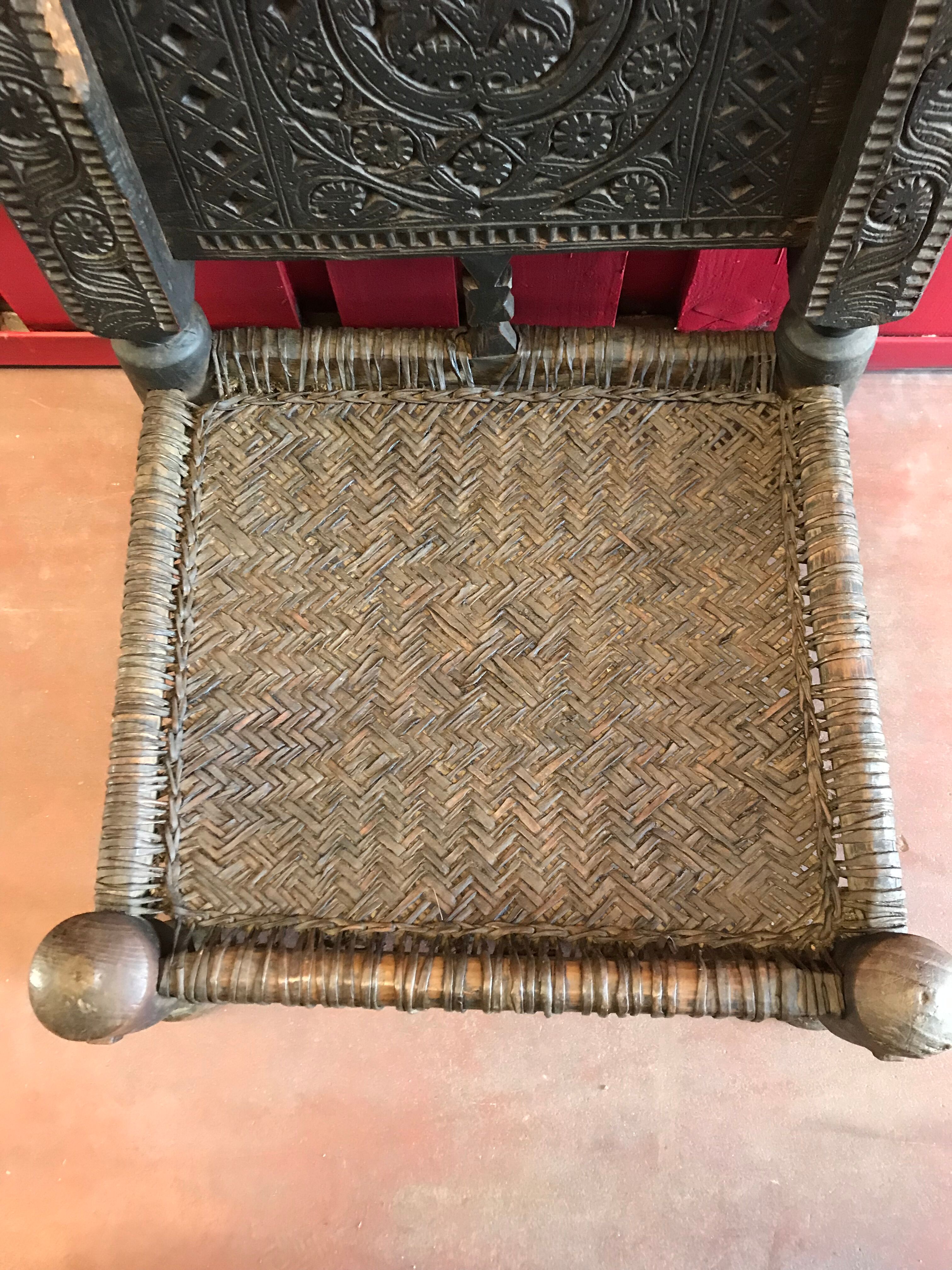 Low chair, walnut wood pakistan