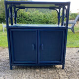 Meuble bas en rotin