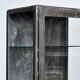 Polished iron medicine cabinet, 1920s