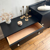 Asymmetrical entrance furniture