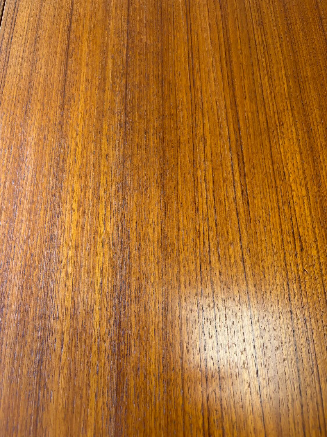 Vintage teak round table