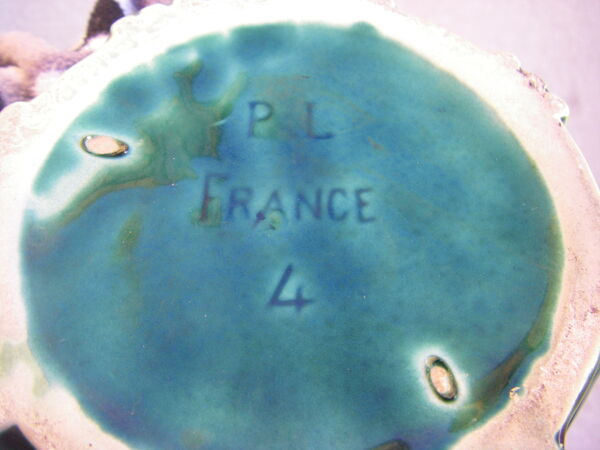 Cache-pot en barbotine Française