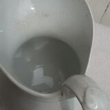 White earthenware pitcher Lunéville XIX