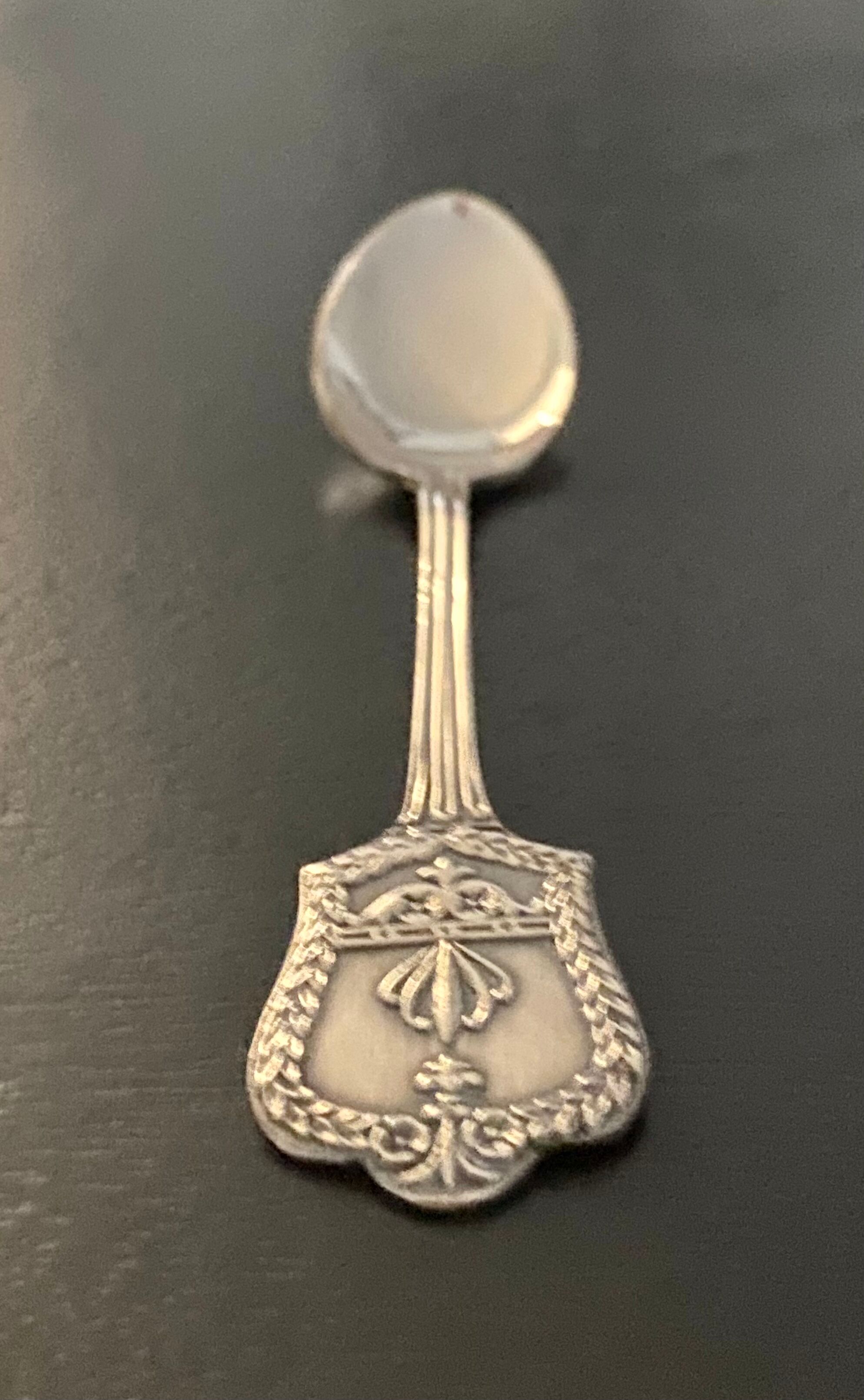 6 small silver/punch Gulden plated teaspoons