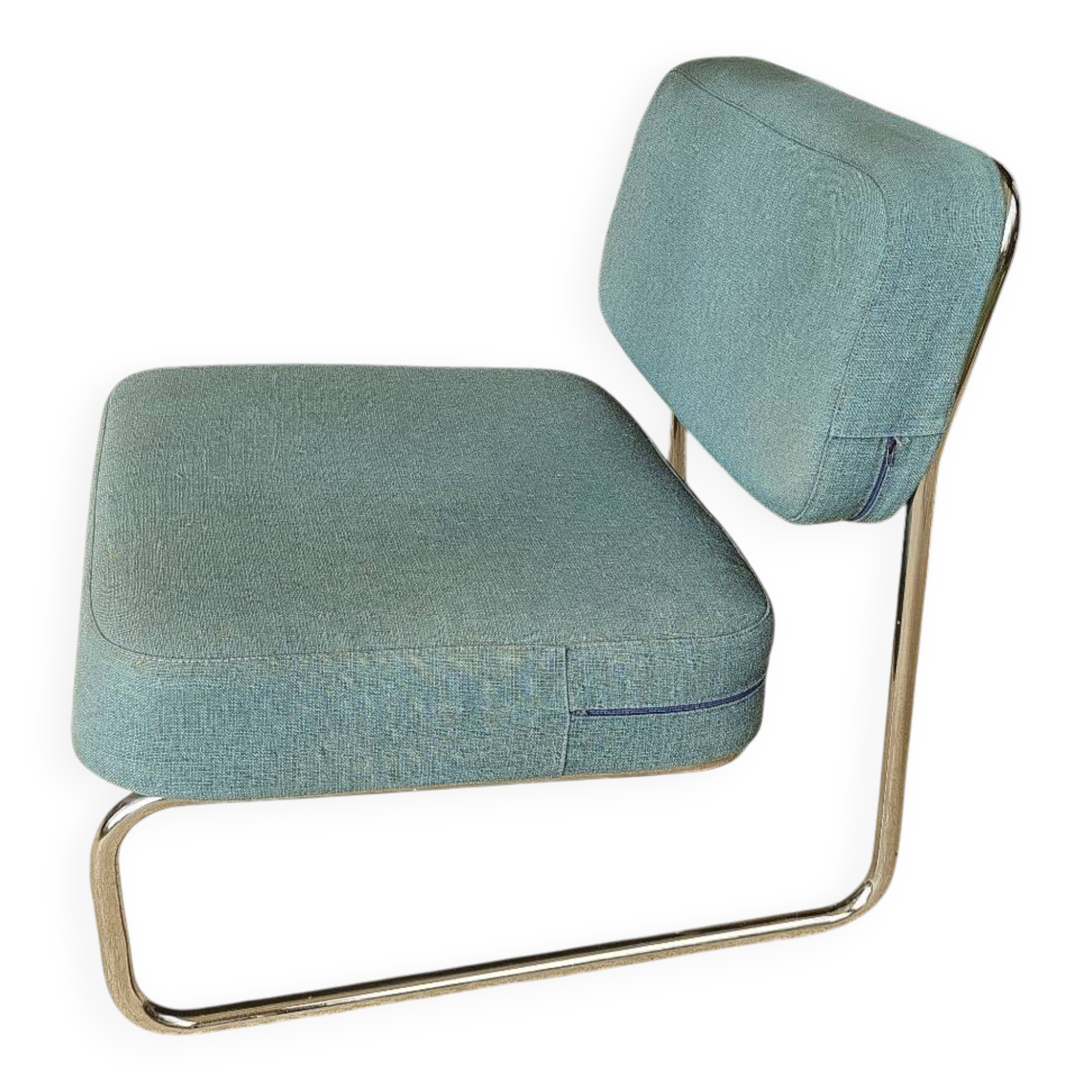 1970s tubular armchair