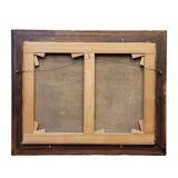 "Boats moored on the shore" Gerard Beutner, Art Deco, 1920s – Poland