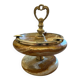Brass and Onyx Ashtray