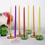 Green Flat Candle Holder