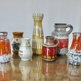 Ceramic vase with handle, West Germany, 1970