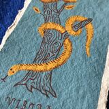 Painting Camille Cabanes - Snake - Vibora - Loteria