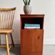 Vintage Bedside Table with Cabinet