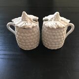 Pair of slip pots