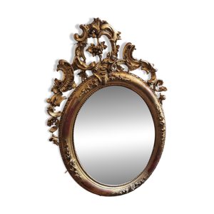 Miroir ovale ancien
