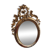 Antique oval mirror