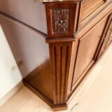 Directory style sideboard in mahogany and 19th century veneer