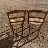 Pair of mulched chairs