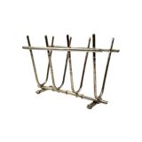 Hollywood regency magazine rack  GM Montagnani, Italy 1970s   bamboo shaped