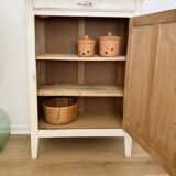 Antique patinated jam cupboard