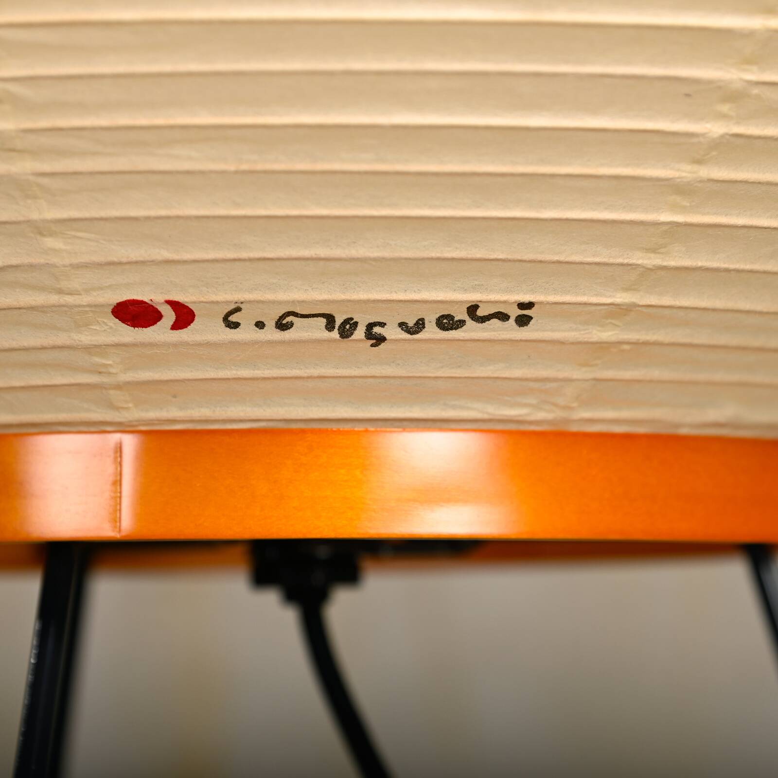 Isamu Noguchi Model 9A Akari Light Sculpture Handcrafted by Ozeki, Japan