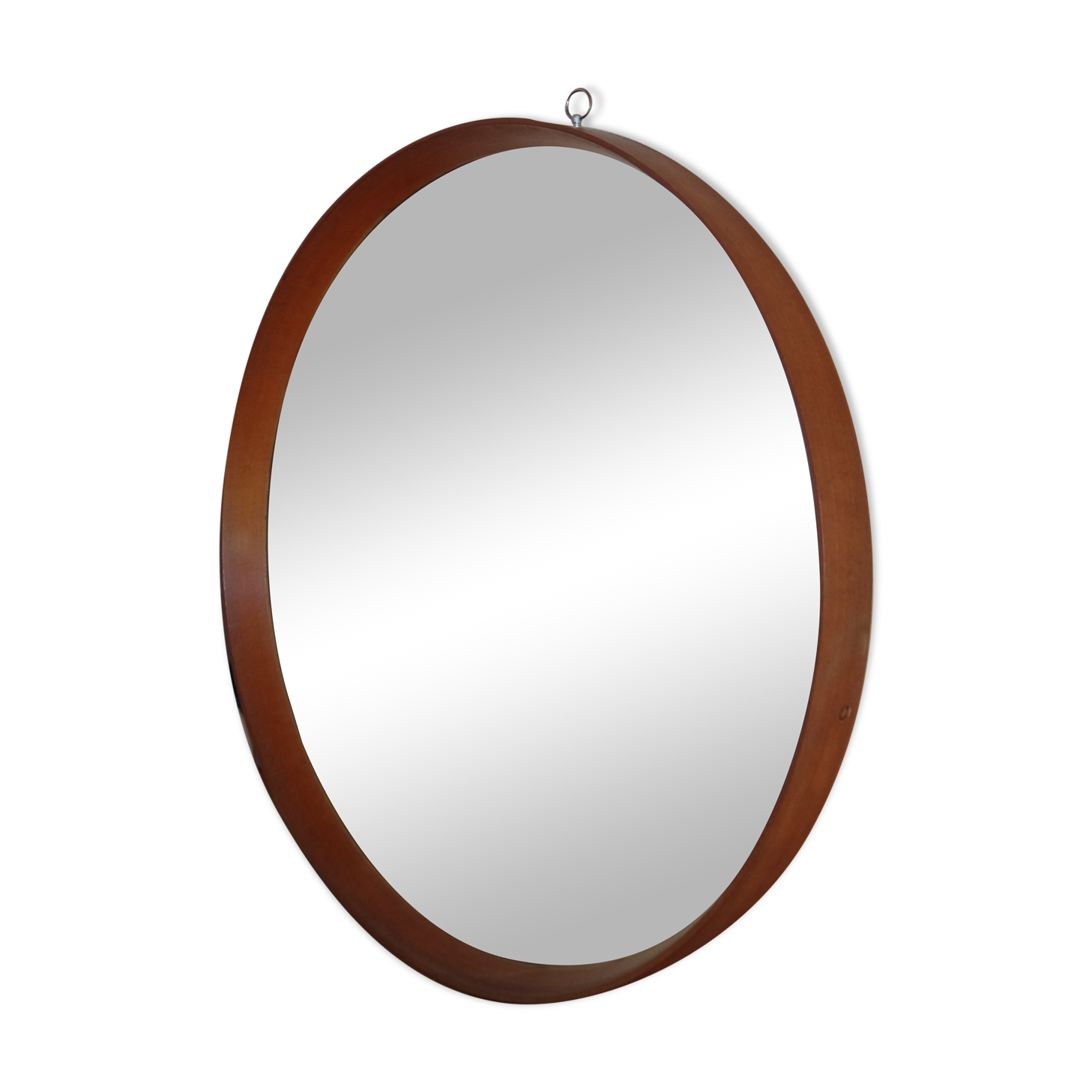 Mirror, 1960s, teak mount