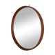 Mirror, 1960s, teak mount
