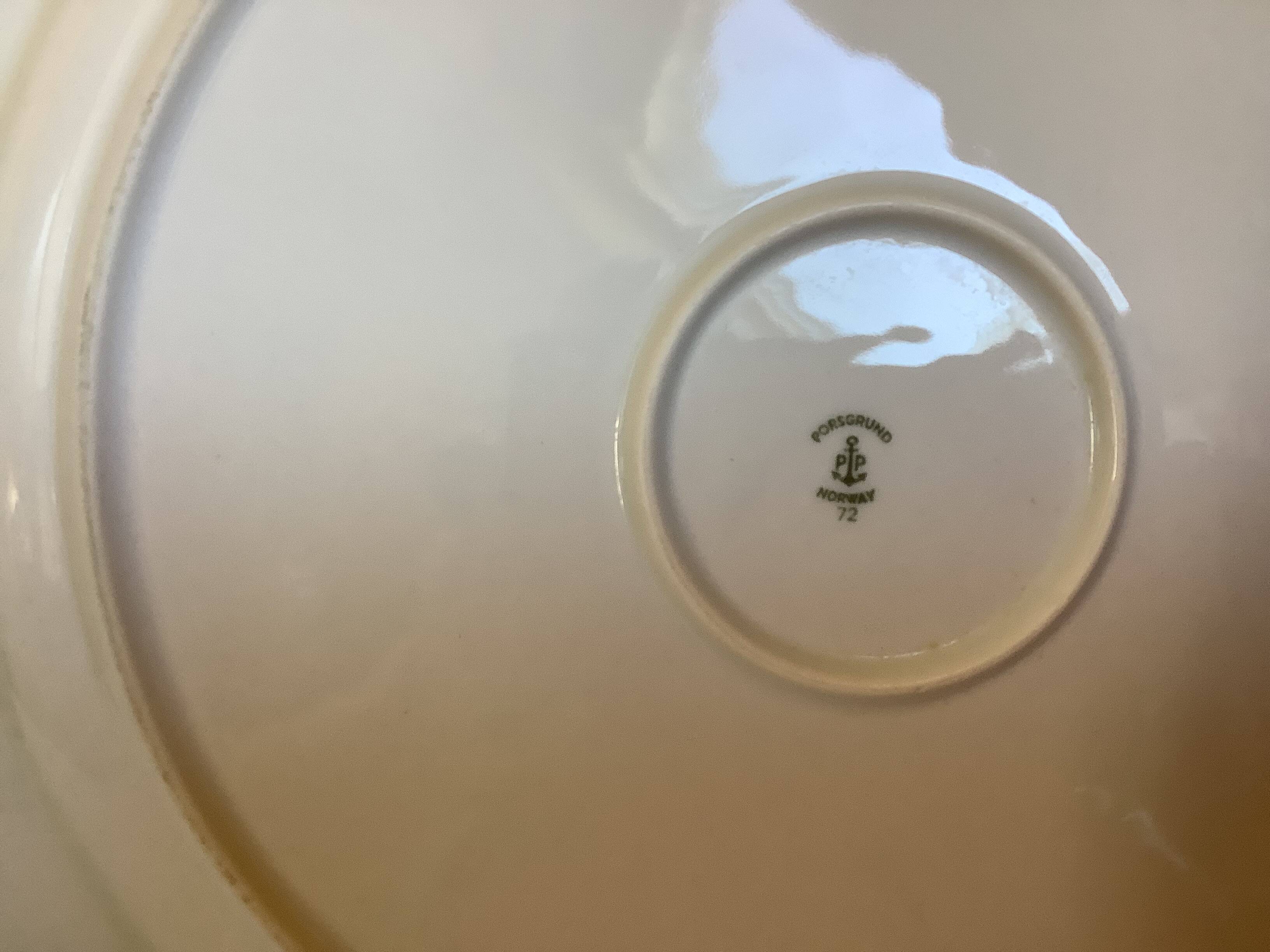 Large Porsgrund Norway Scandinavian dish