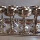 Silver-plated metal liqueur service, Roux Marquiant Silversmithing
