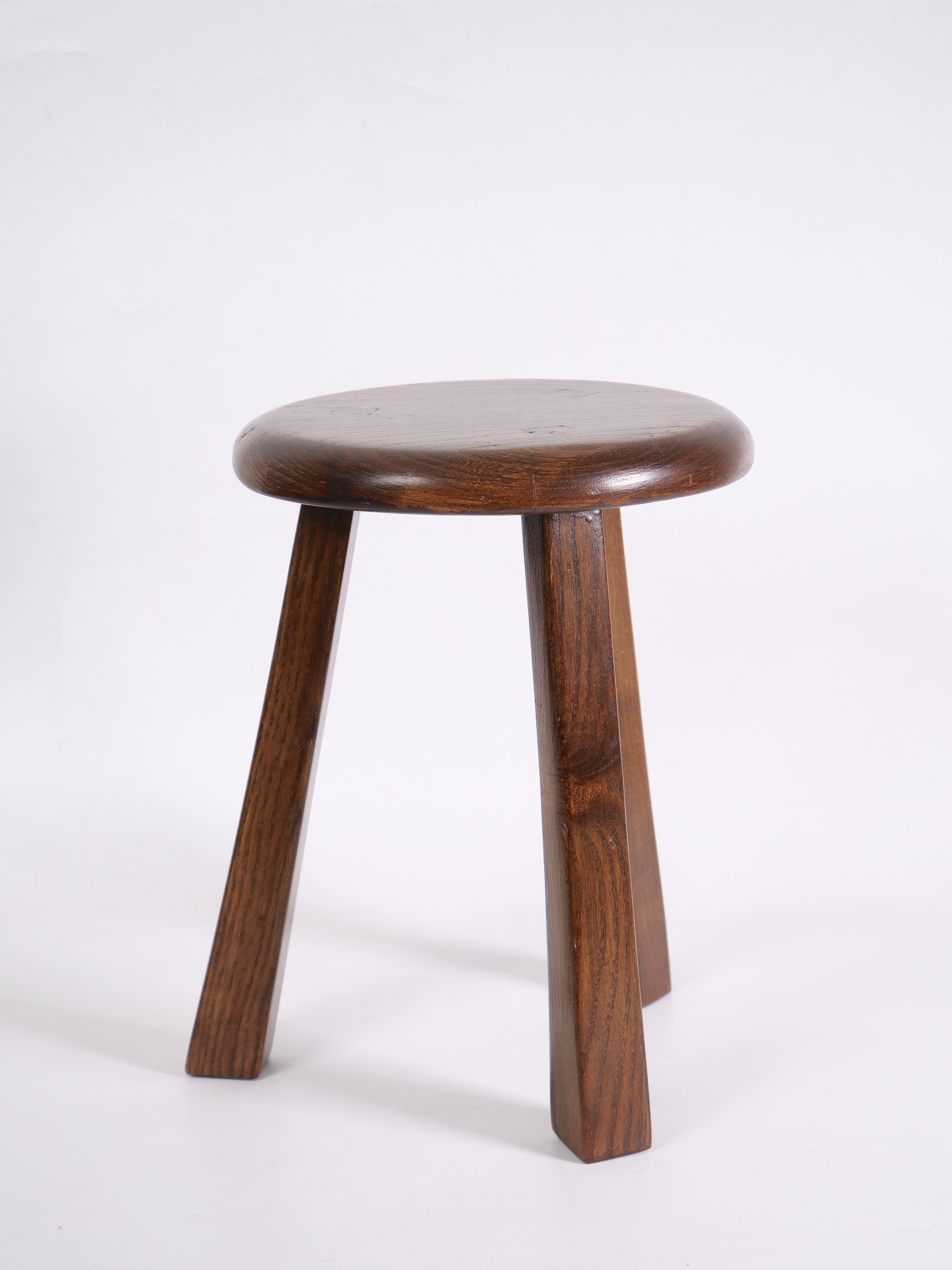 Brutalist tripod stool