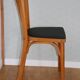 6 chaises BAUMANN N°12 skaï noir hêtre clair