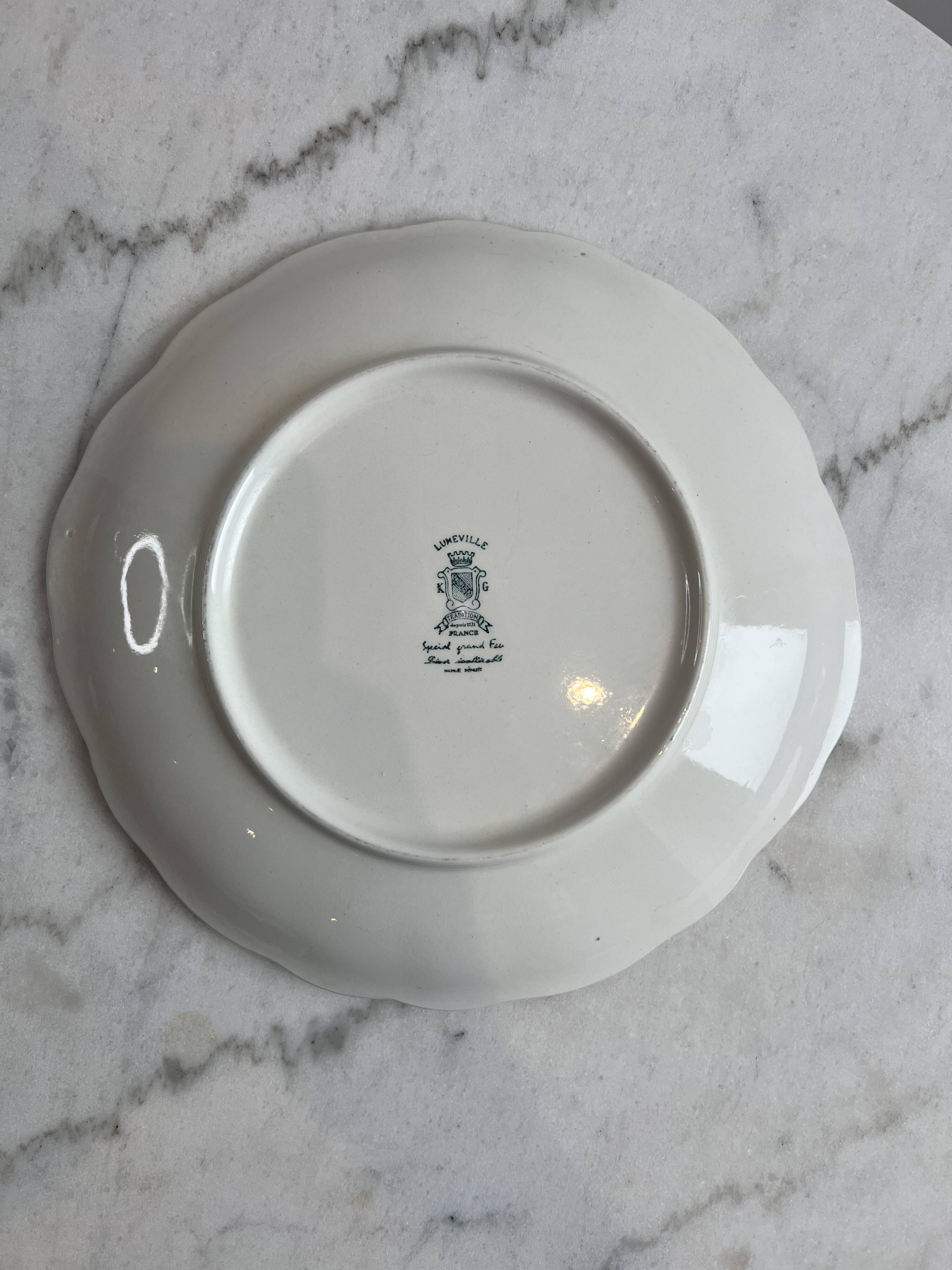 Plat de présentation Lunéville KG