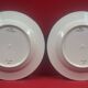 Pair of decorative earthenware plates FAB Quimper Bretagne signed Breton couple